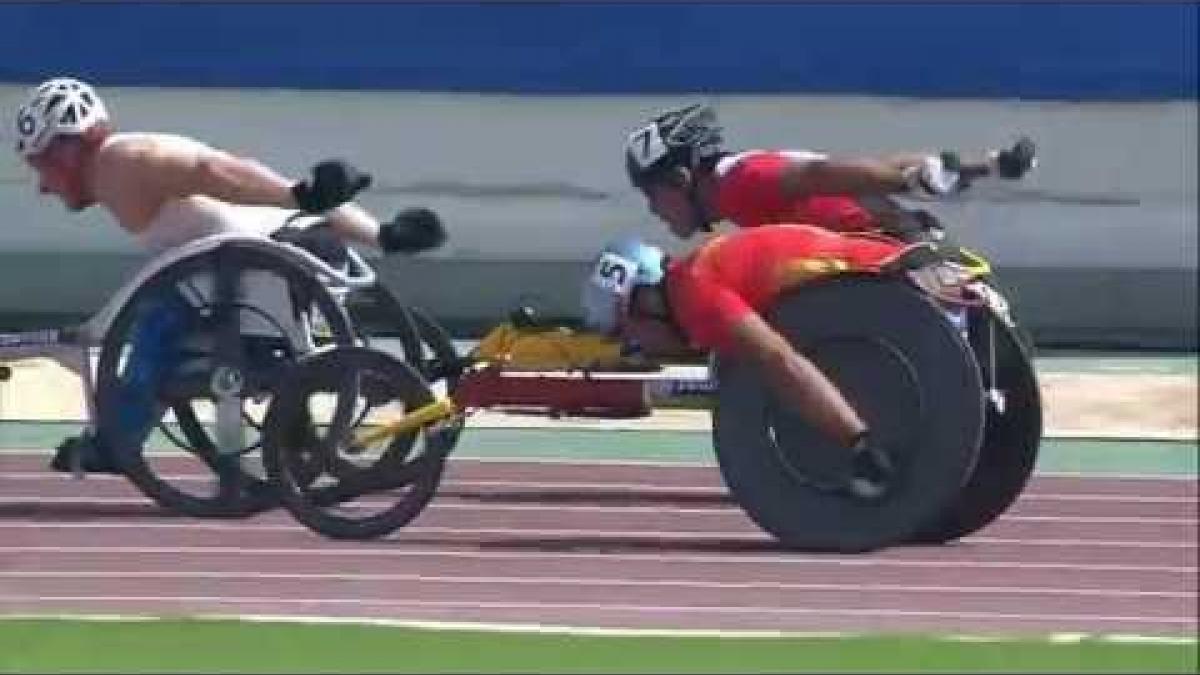 Men's 400m T54 | heat 1 | 2015 IPC Athletics World Championships Doha