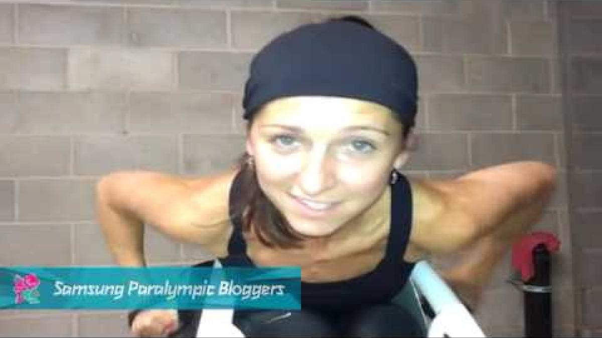 Michelle Stilwell - Dungeon training  D-2, Paralympics 2012