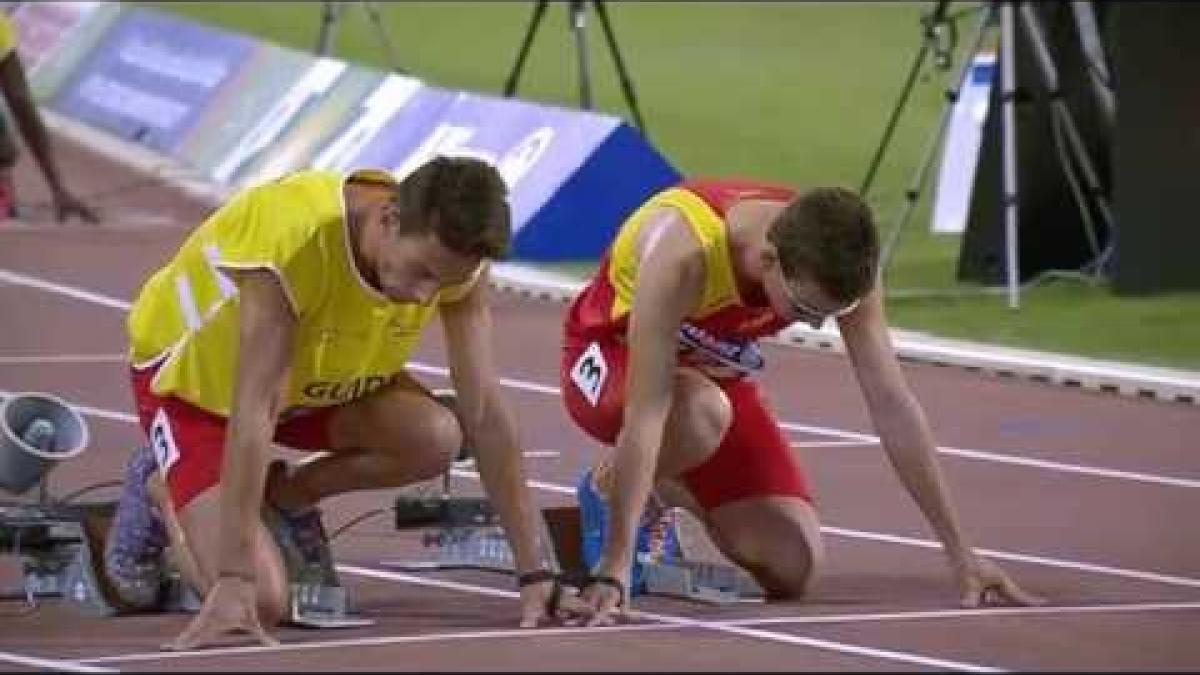 Men's 400m T11 | Heat 2 |  2015 IPC Athletics World Championships Doha