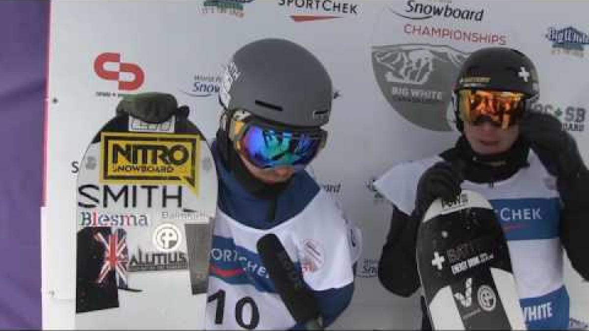 Men's banked slalom SB-LL2 - Big White 2017