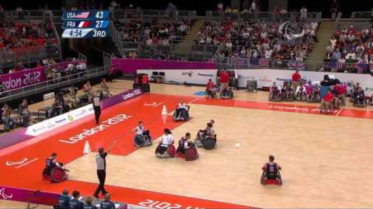 Wheelchair Rugby - USA vs FRA - Mixed - Pool Phase Group B - London 2012 Paralympic Games