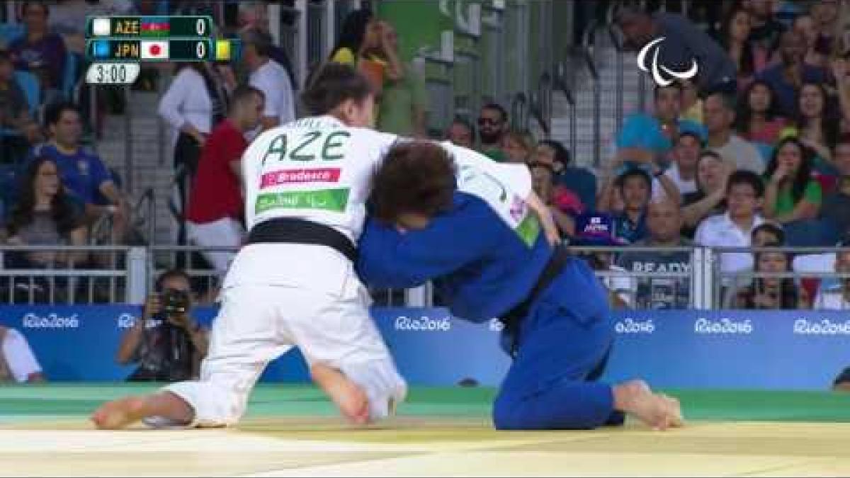 Judo | AZE x JPN | Women's -57kg | Quarter-Final | Rio 2016 Paralympic Games