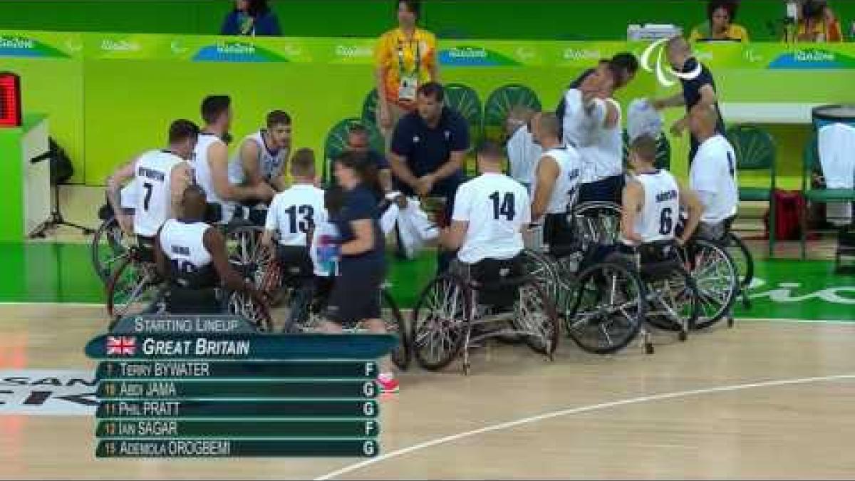 Wheelchair Basketball | Great Britain vs Brasil | Men’s preliminaries | Rio 2016 Paralympic Games