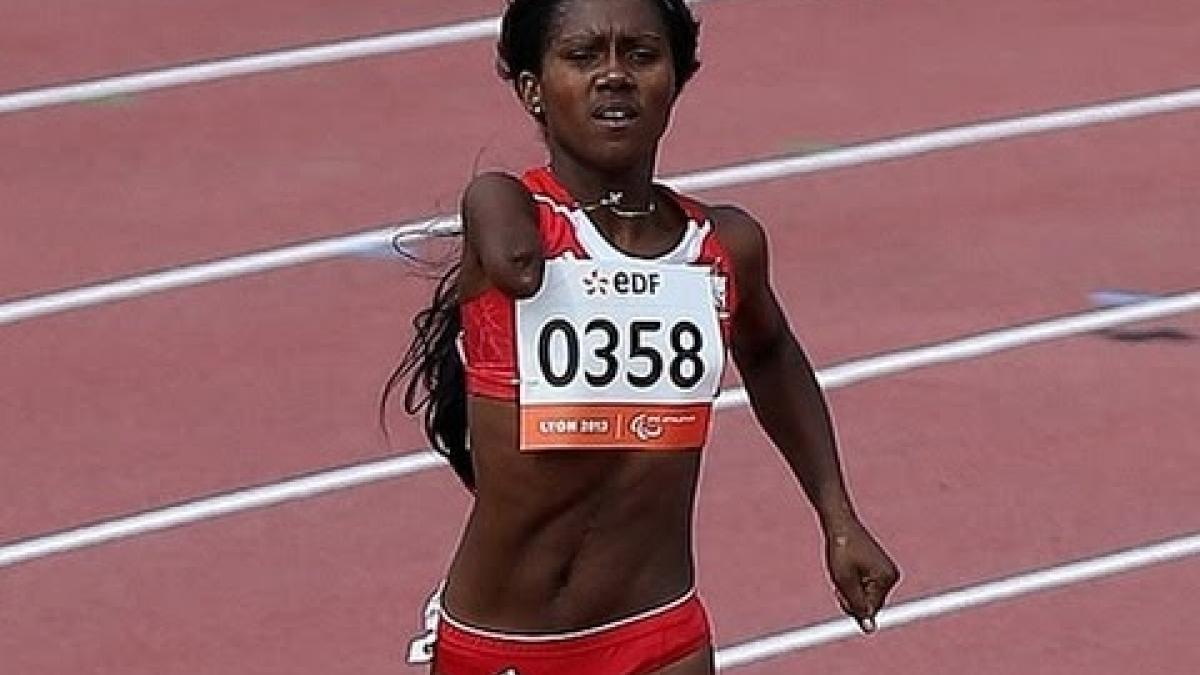Athletics - women's 400m T46 final - 2013 IPC Athletics World Championships, Lyon