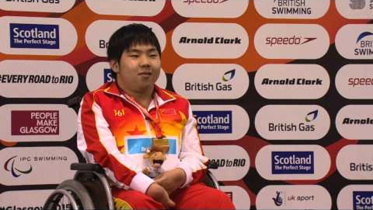 Men's 200m Freestyle S2 | Victory Ceremony | 2015 IPC Swimming World Championships Glasgow