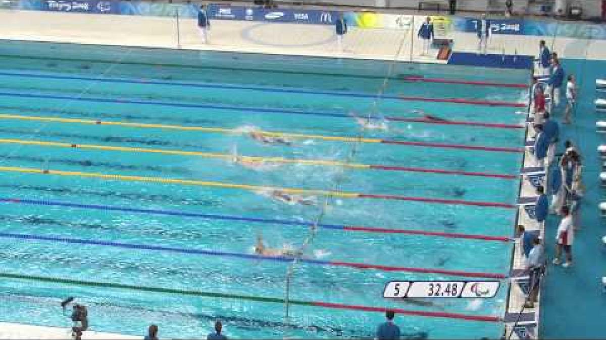 Swimming Men's 100m Backstroke S11 - Beijing 2008 Paralympic Games