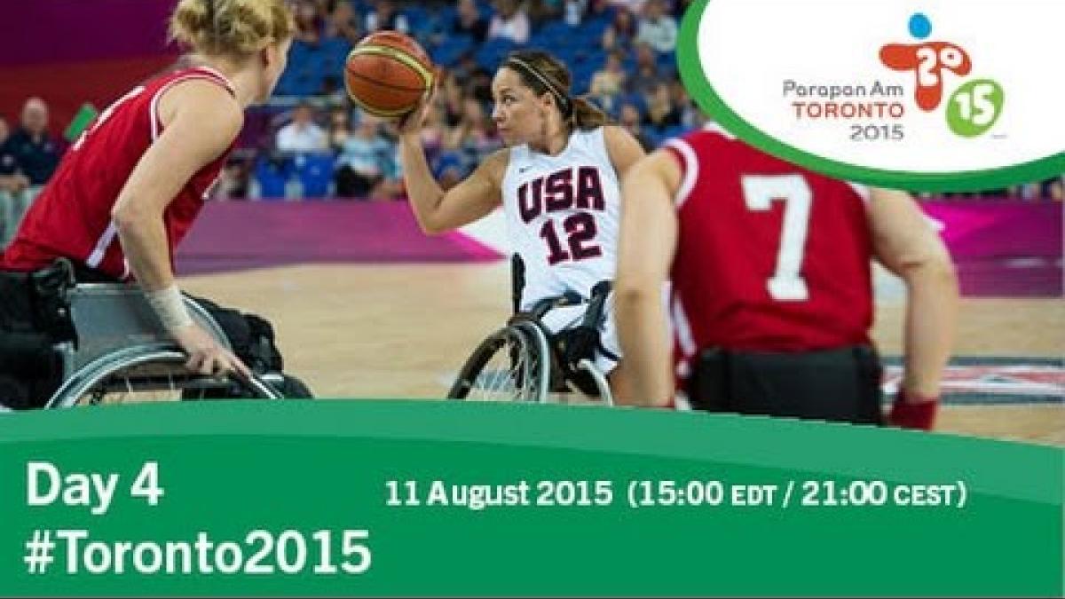 Day 4 | Toronto 2015 Parapan American Games