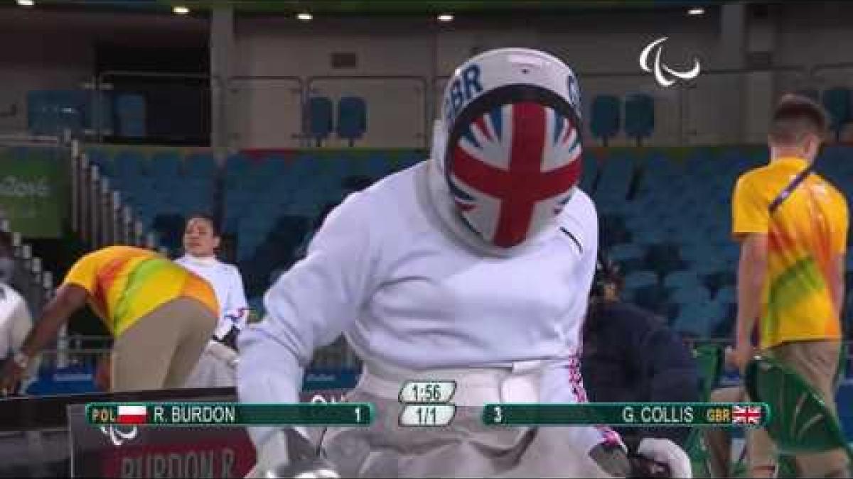 Wheelchair Fencing| BURDON v COLLIS| Women’s Individual Epee A | Rio 2016 Paralympic Games