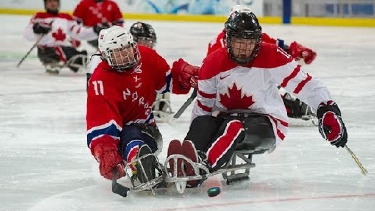 Norway v Canada - ice sledge hockey bronze-medal game - Vancouver 2010 Paralympic Winter Games