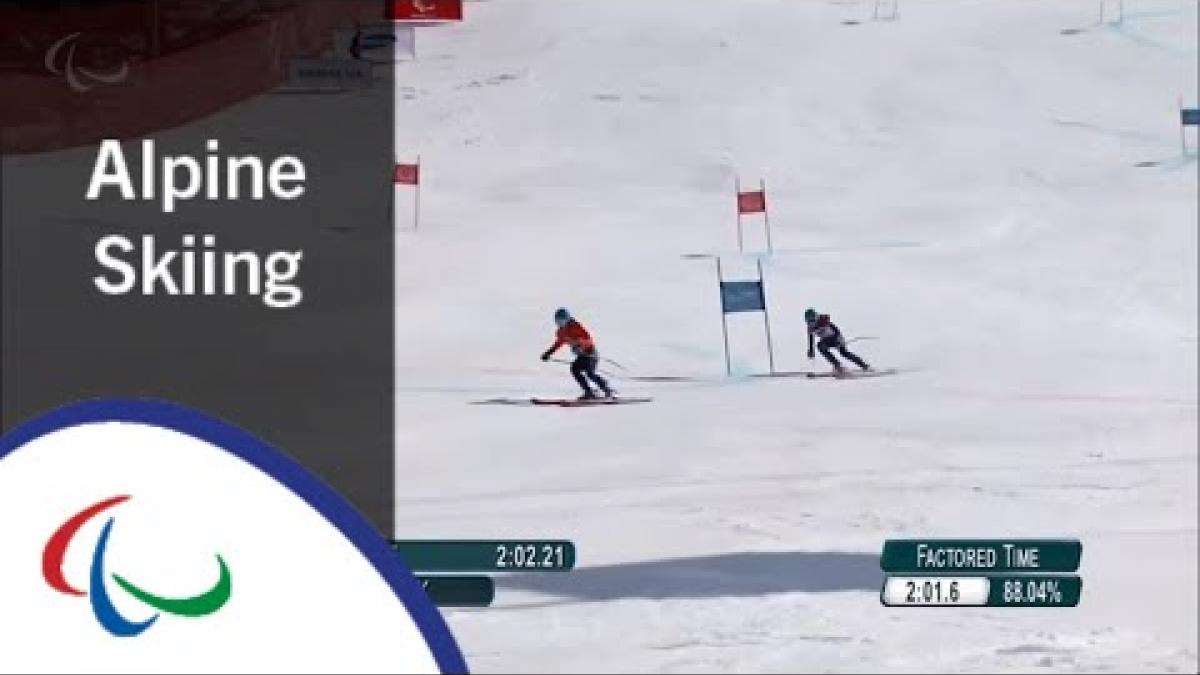 Menna FITZPATRICK|Women&#039;s Giant SlalomRuns 1&amp;2|Alpine Skiing|PyeongChang2018 Paralympic Winter Games