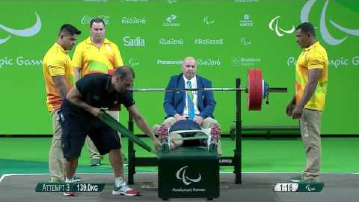 Powerlifting | CATTINI Matteo | Men's -65kg | Rio 2016 Paralympic Games