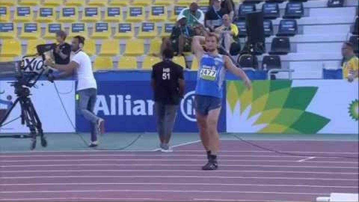 Men's javelin F38 | final |  2015 IPC Athletics World Championships Doha