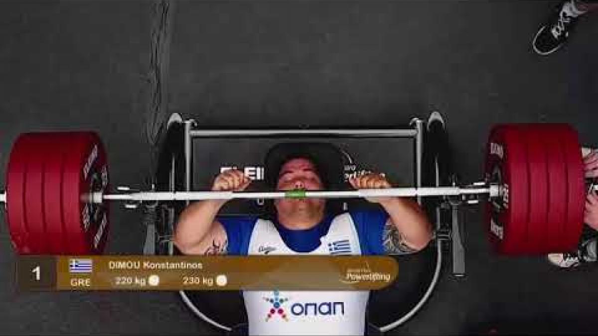 Konstantinos Dimou | European Champion | Men&#039;s over 107kg | Berck-Sur-Mer 2018
