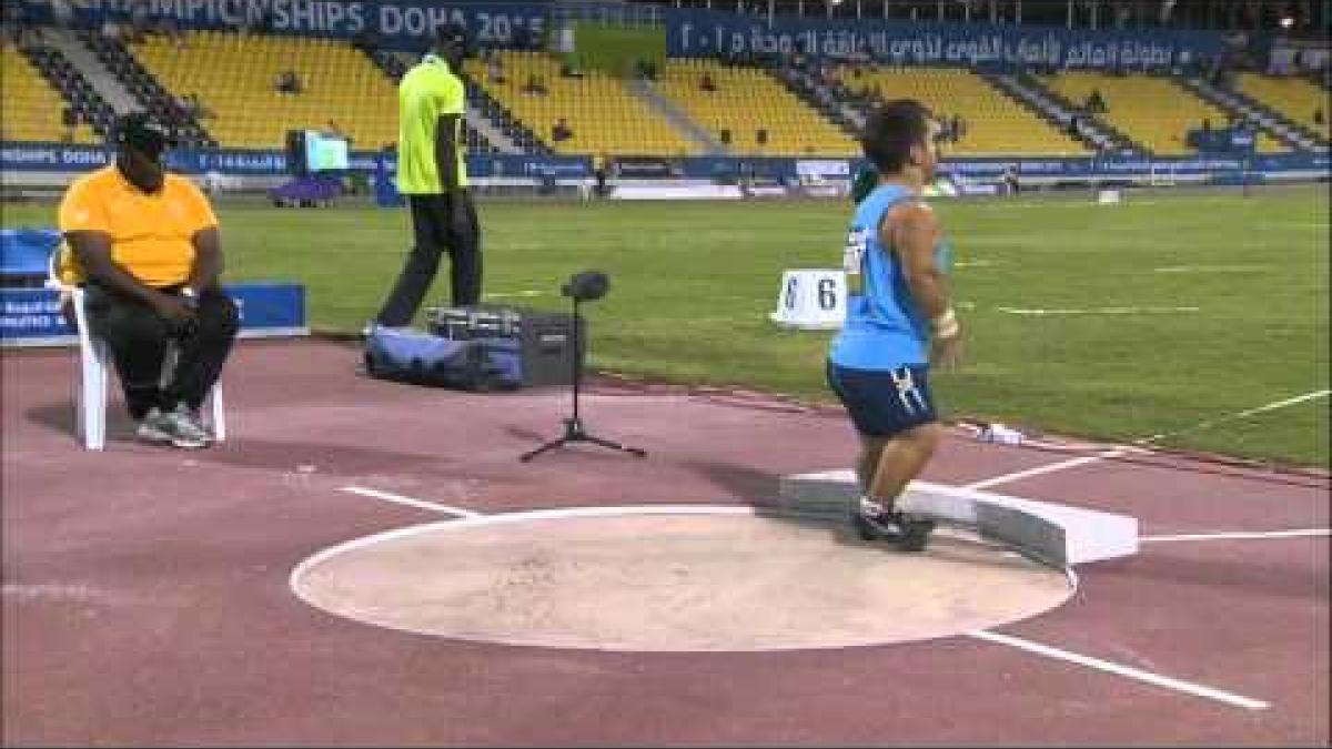 Men's shot put F40 | final |  2015 IPC Athletics World Championships Doha