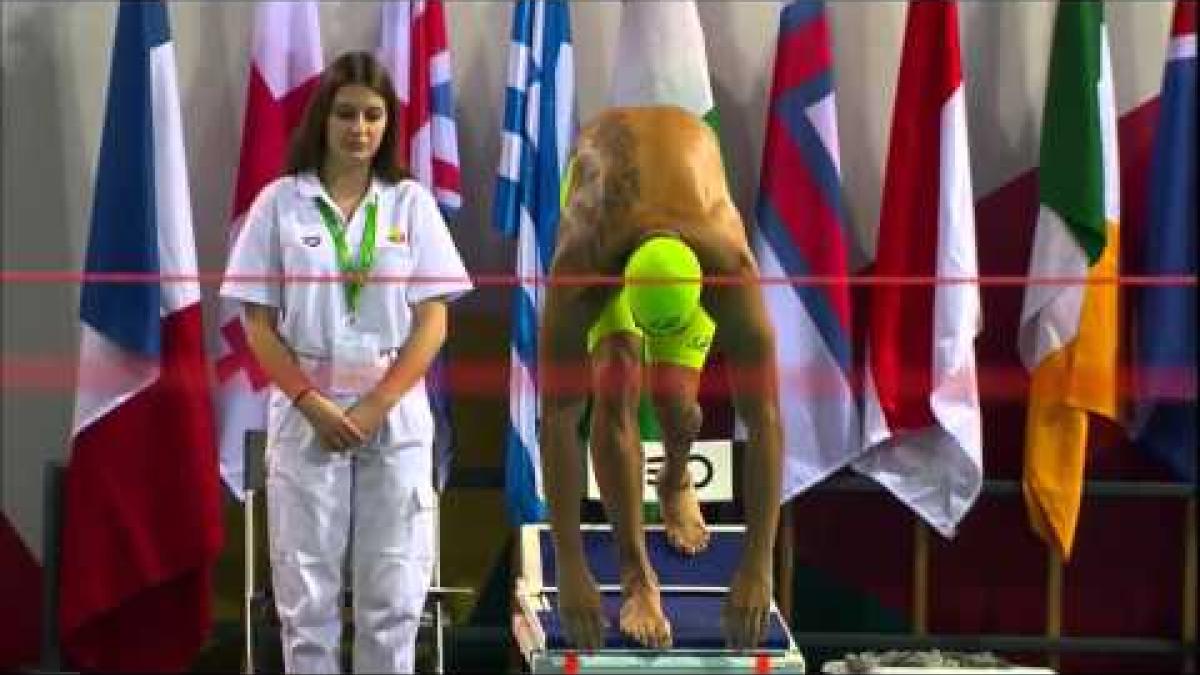 Men's 100m Butterfly S10 | Final | 2016 IPC Swimming European Open Championships Funchal