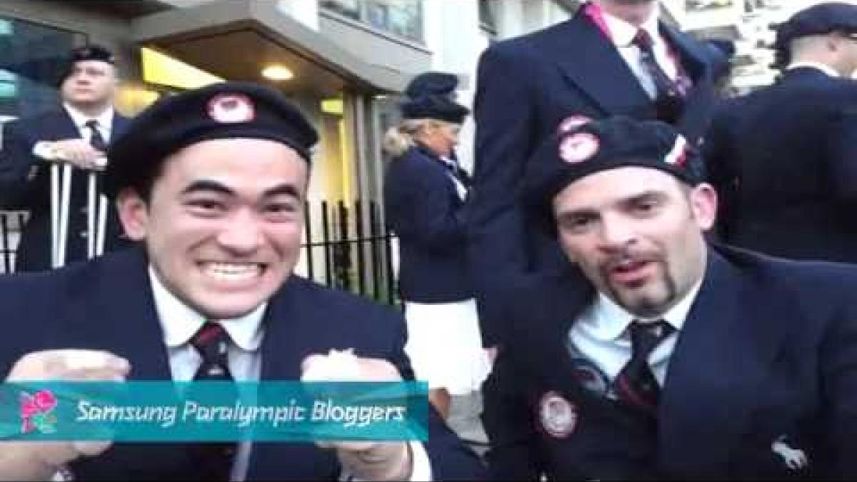 Chuck Aoki before London 2012 Opening Ceremony