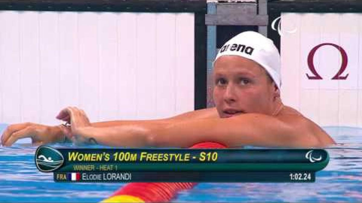 Swimming | Women's 100m Freestyle S10 heat 1 | Rio 2016 Paralympic Games