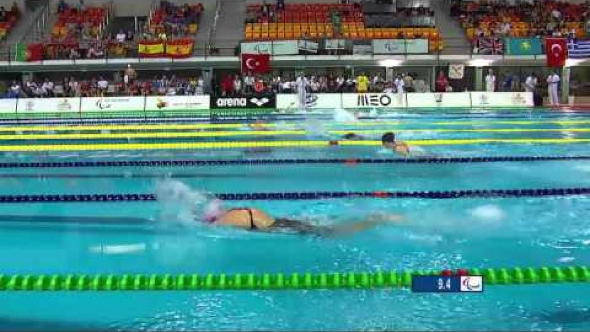 Women's 100m Butterfly S8 | Heat 1 | 2016 IPC Swimming European Open Championships Funchal