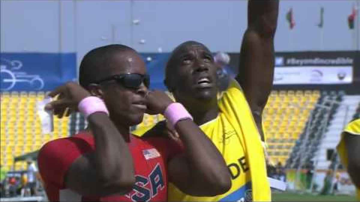 Men's 200m T11 | semi-final 1 |  2015 IPC Athletics World Championships Doha