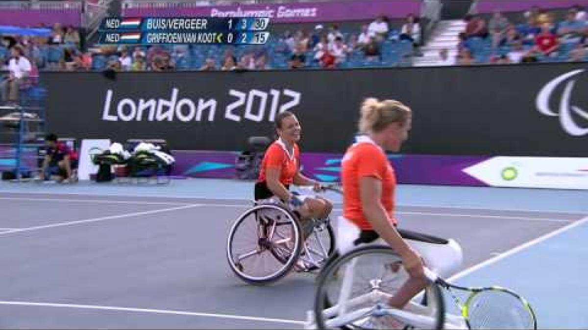 Wheelchair Tennis - Women's Doubles Gold Medal - NED versus NED - London 2012 Paralympic Games