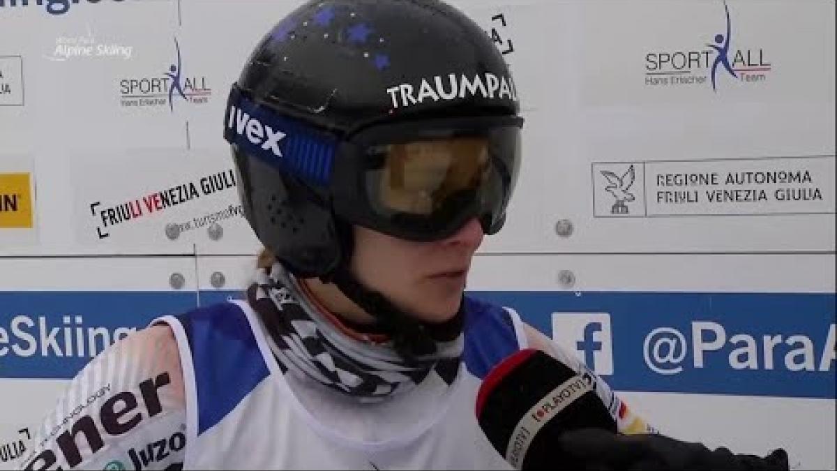 Anna Schaffelhuber Super G Interview | 2019 WPAS Championships