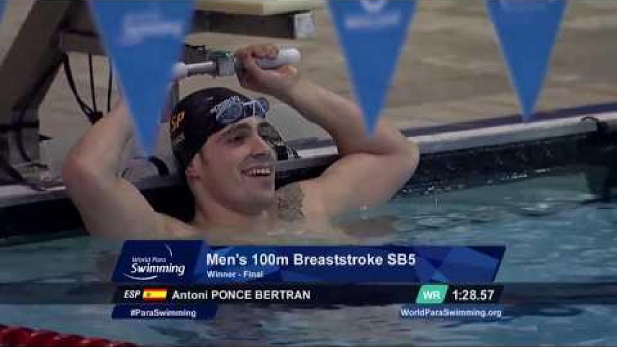 Men&#039;s 100 m Breaststroke SB5 | Final | Mexico City 2017 World Para Swimming Championships