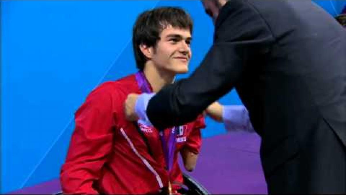 Swimming - Men's 100m Freestyle - S4 Victory Ceremony - London 2012 Paralympic Games