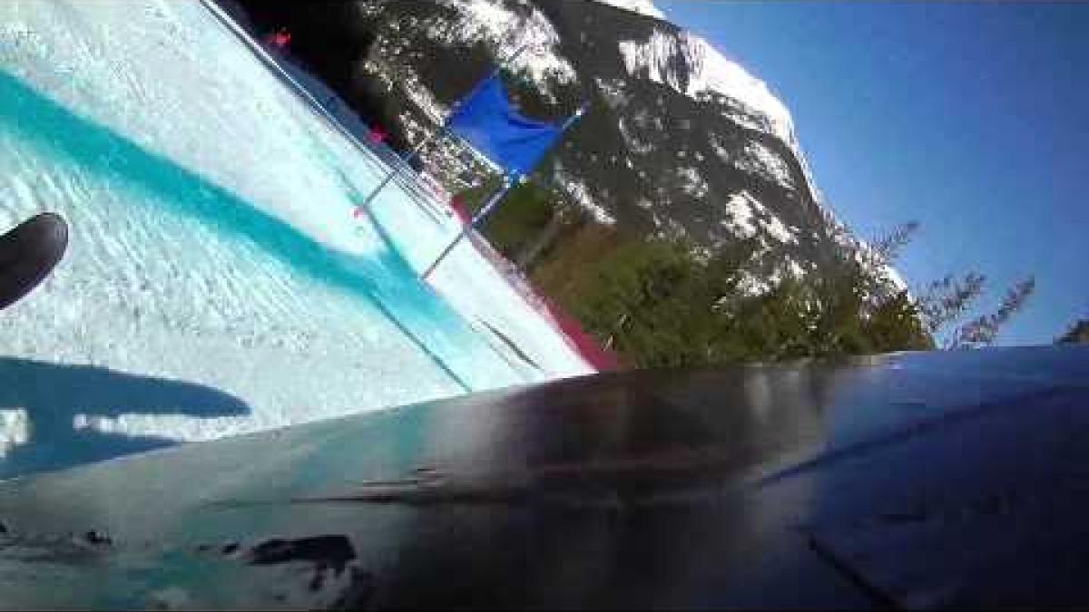 On-board ride on a sit-ski with Josh Dueck