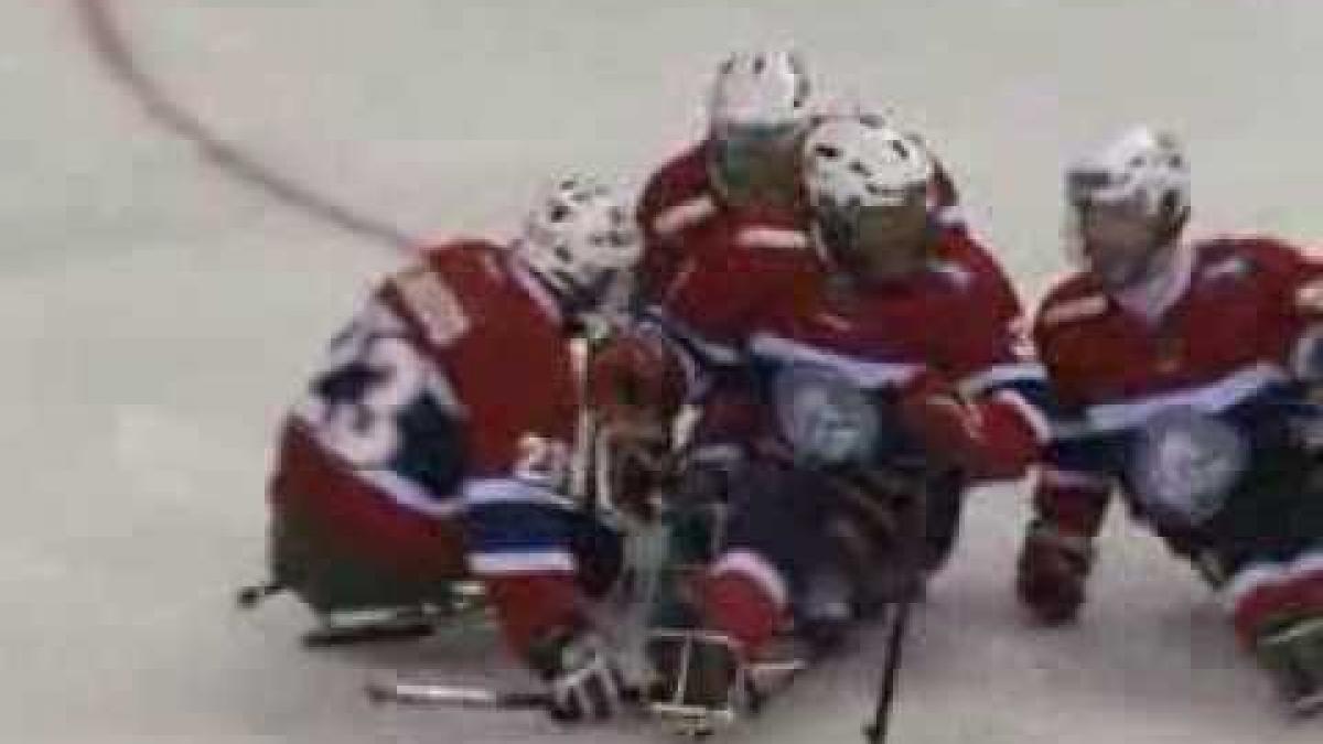 Highlights Canada v Norway - International Ice Sledge Hockey Tournament "4 Nations" Sochi