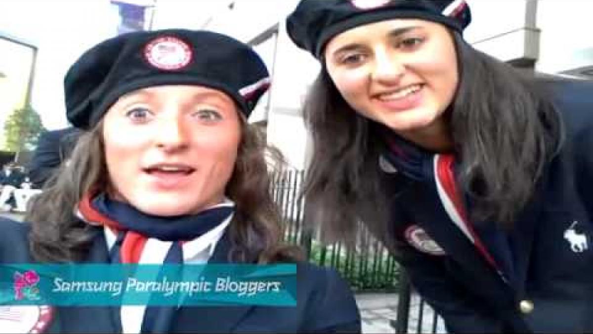 Tatyana McFadden - With my sister, Paralympics 2012