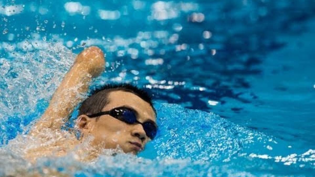 Swimming - Men&#039;s 50m Backstroke - S5 Final - London 2012 Paralympic Games