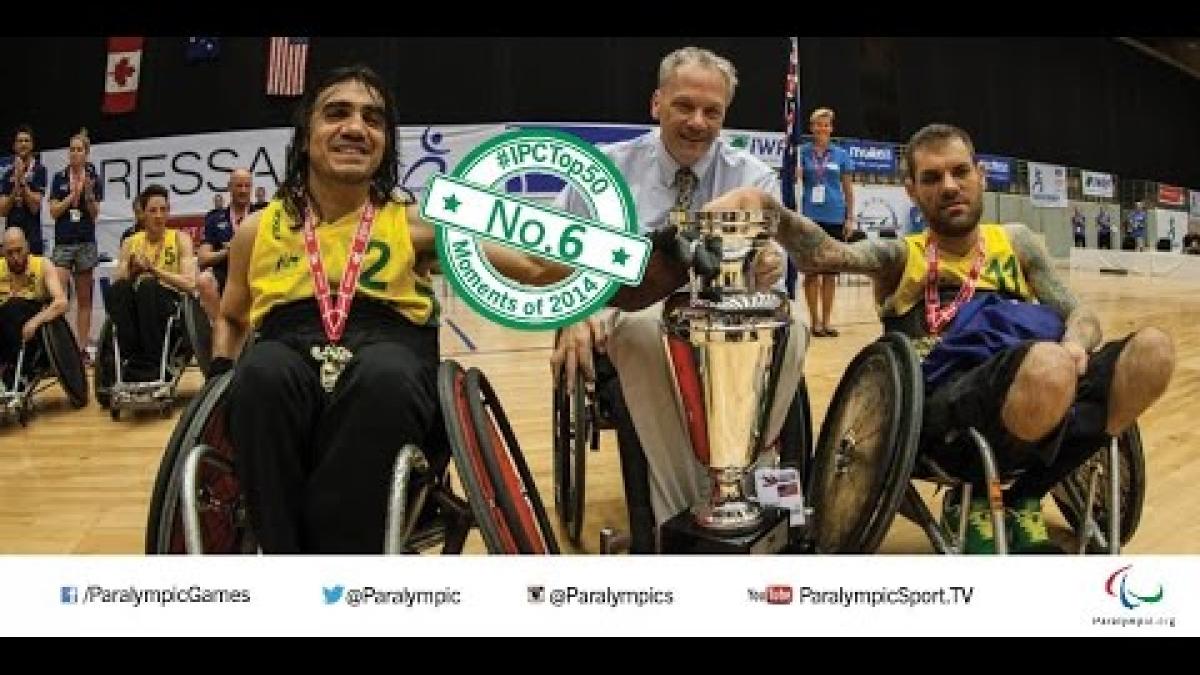 No. 6 Australia become first wheelchair rugby world champion outside of North America