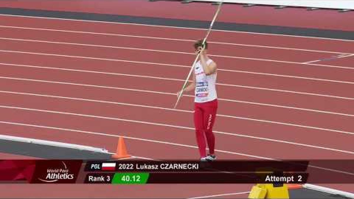 Lukasz Czarnecki | Bronze Men’s Javelin F37 |Final| London 2017 World Para Athletics Championships