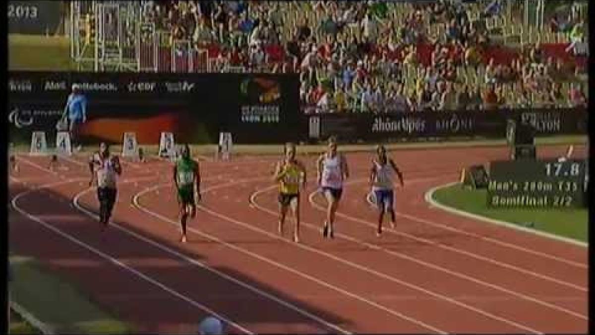 Athletics - Men's 200m T53 Semifinal 2 - 2013 IPC Athletics World Championships, Lyon