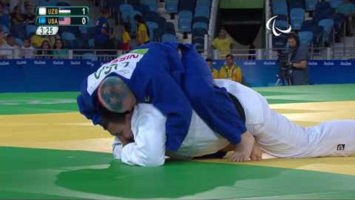 Judo | Uzbekistan v USA |  Men +100 kg Preliminary Round of 16 | Rio 2016 Paralympic Games