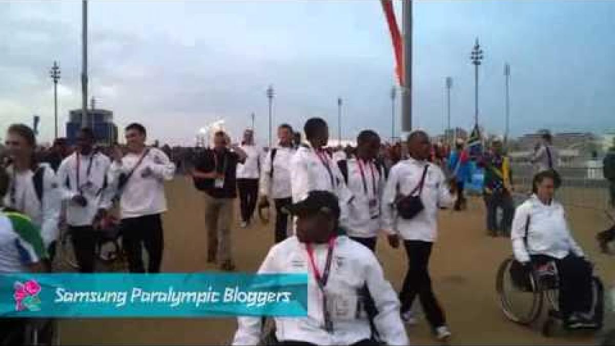 IPC Blogger - Algeria entering 2012 Paralympic Closing Ceremony, Paralympics 2012