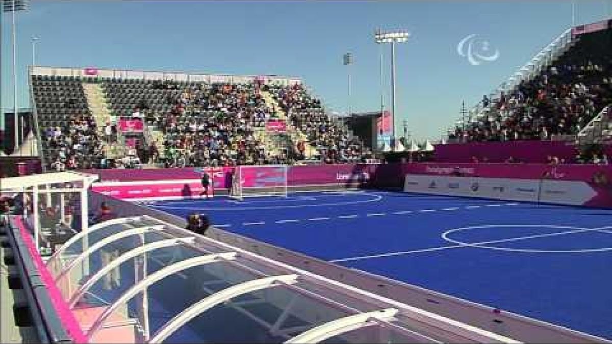 Football 5-a-side - Men's Preliminaries Pool B - Brazil versus France - 2012 London Paralympic Games