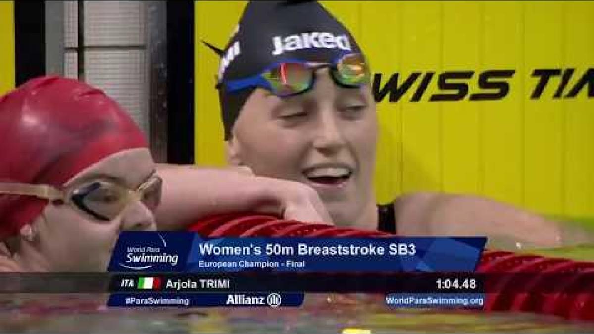 Women's 50m Breaststroke SB3