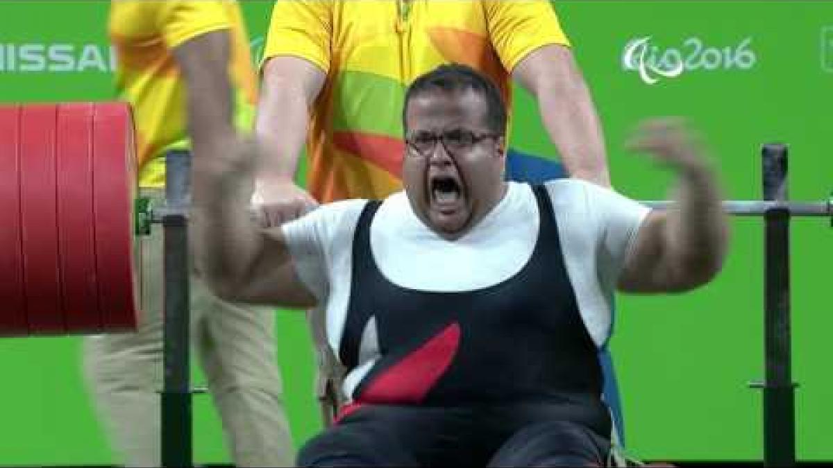 Powerlifting | Amr MOSAAD wins Silver| Men's +107kg | Rio 2016 Paralympic Games HD