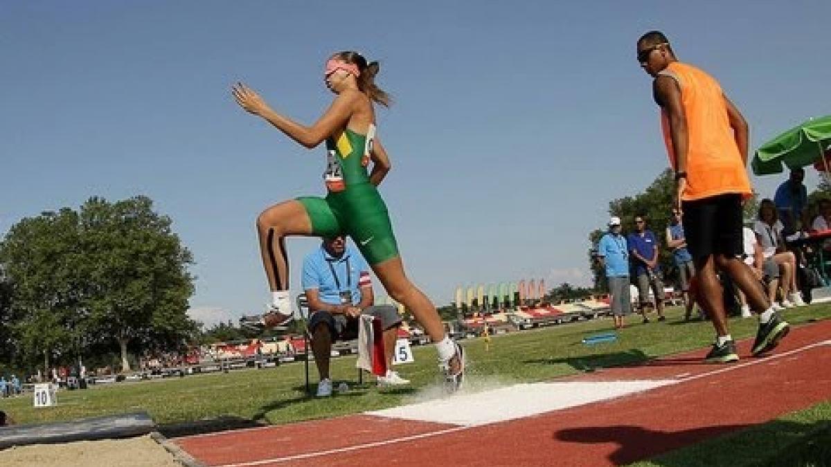Athletics - women's long jump T11 final - 2013 IPC Athletics World Championships, Lyon