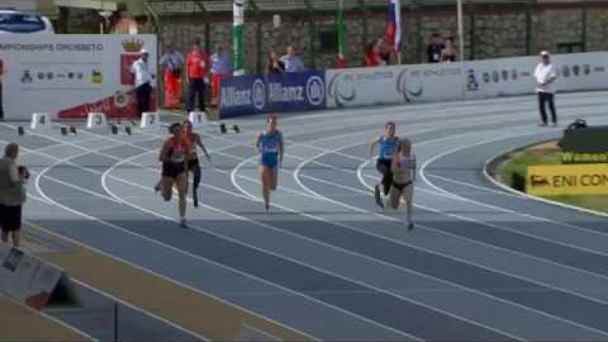 Women's 100 m T44 | final | 2016 IPC Athletics European Championships Grosseto