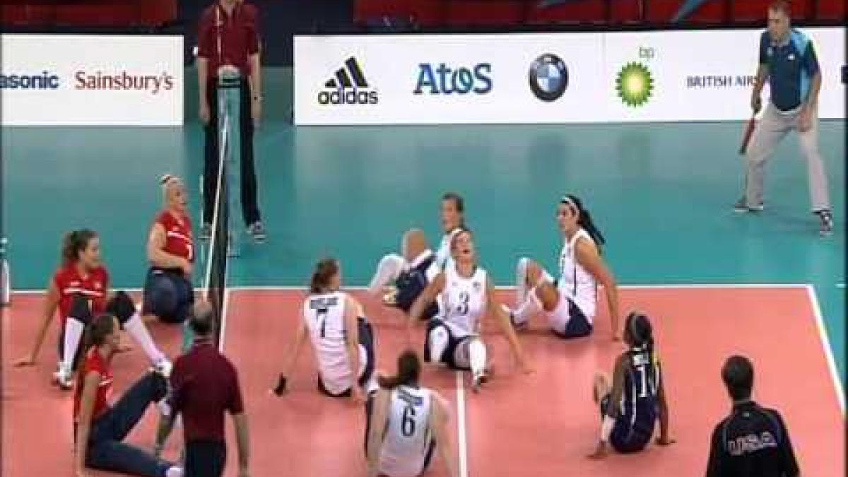 Sitting Volleyball highlights - London 2012 Paralympic Games