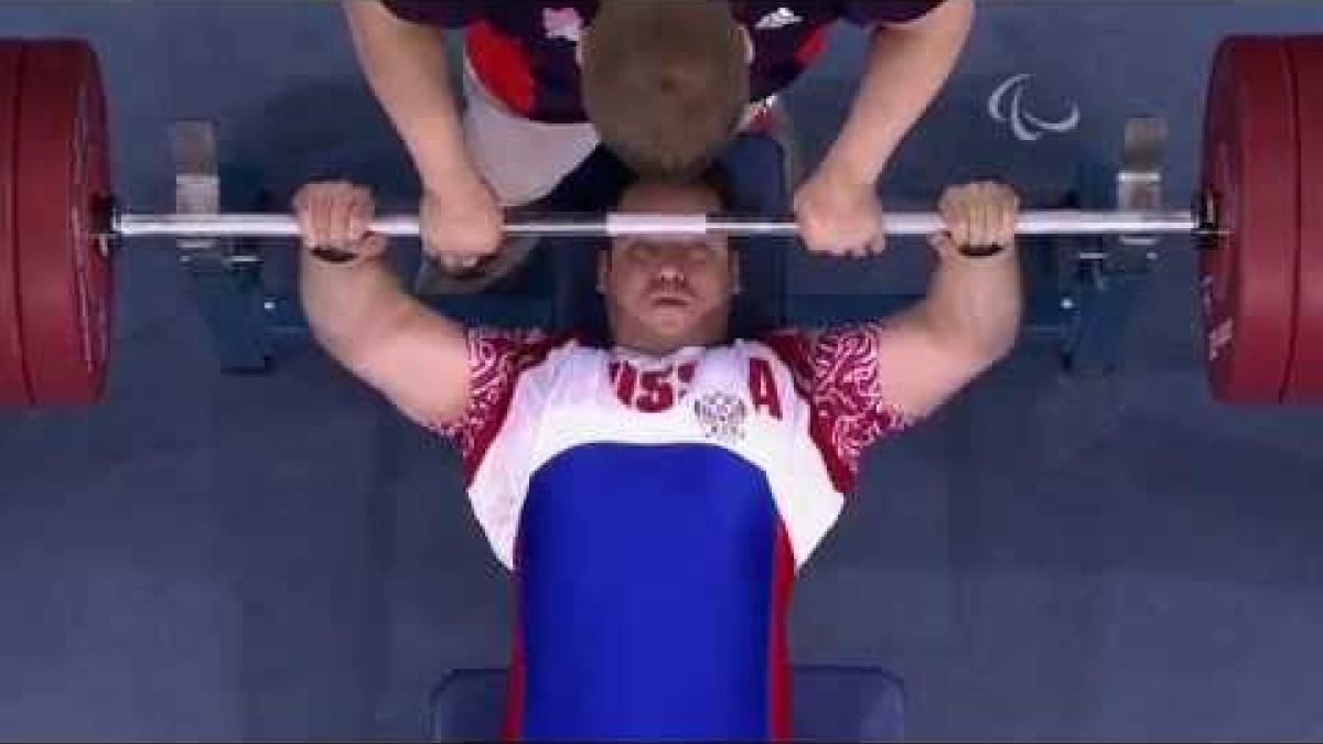 Powerlifting - Men's -90 kg Group B - London 2012 Paralympic Games