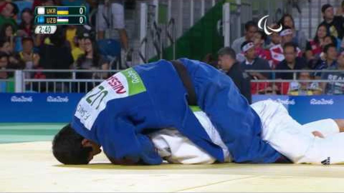 Judo | Ukraine vs Uzbekistan | Men&#039;s -73kg Semi-final | Rio 2016 Paralympic Games