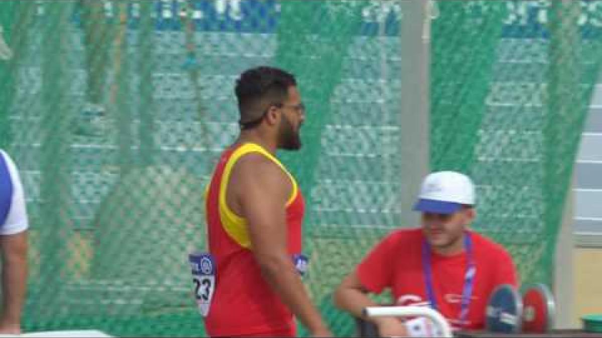 Men's discus throw F12 | final | 2016 IPC Athletics European Championships Grosseto