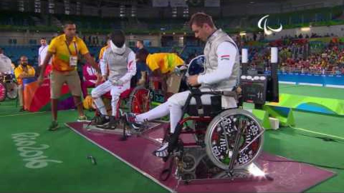 Wheelchair Fencing | OSVATH v SUN | Men's Individual Foil Cat A 1/2F | Rio 2016 Paralympic Games