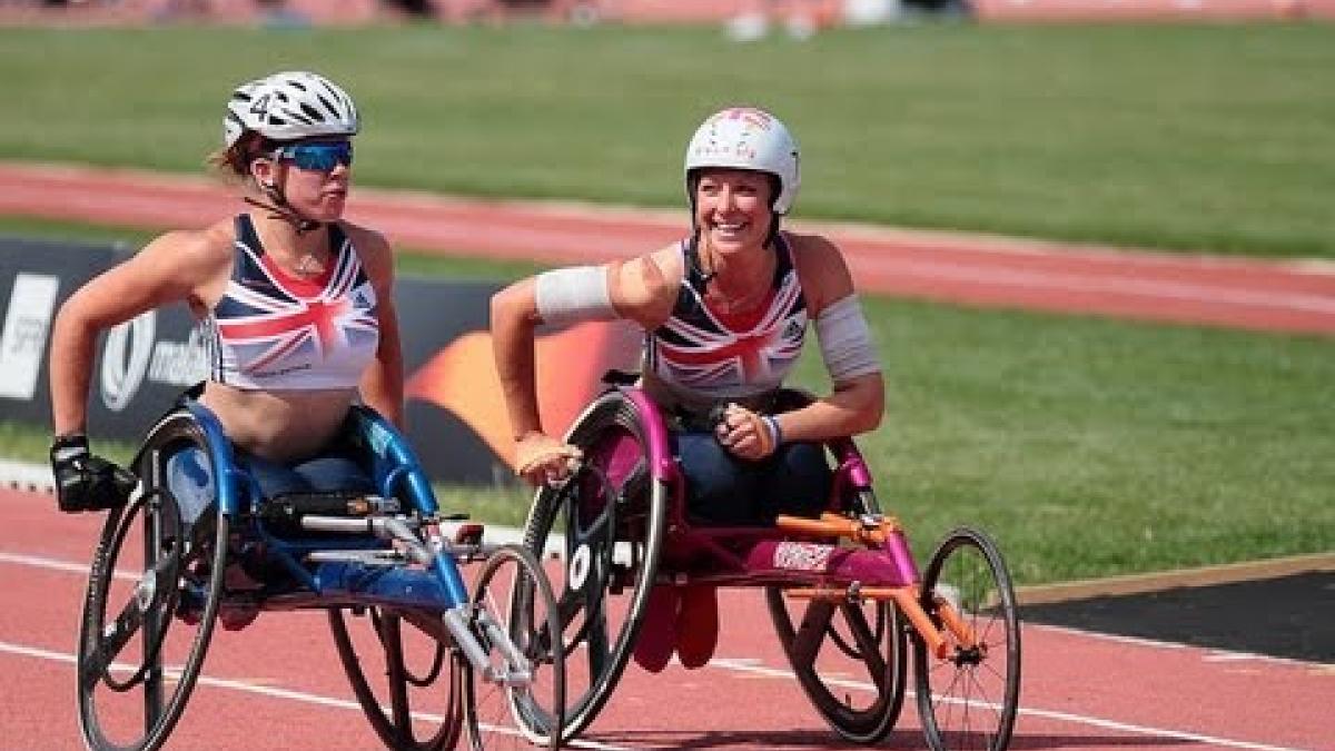 Athletics - women's 100m T34 final - 2013 IPC Athletics World Championships, Lyon