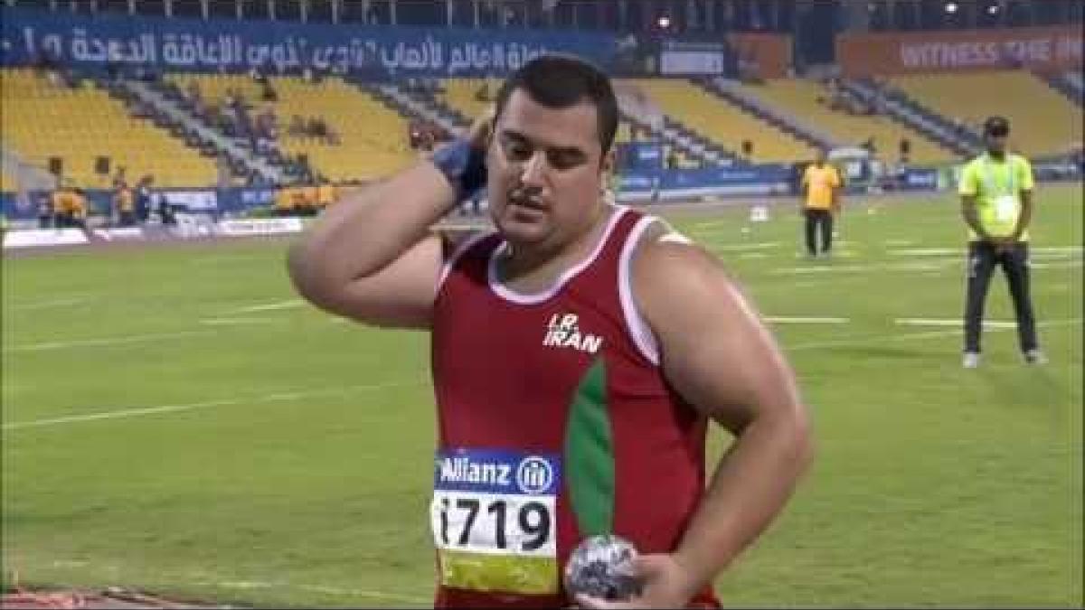 Men's shot put F12 | final |  2015 IPC Athletics World Championships Doha