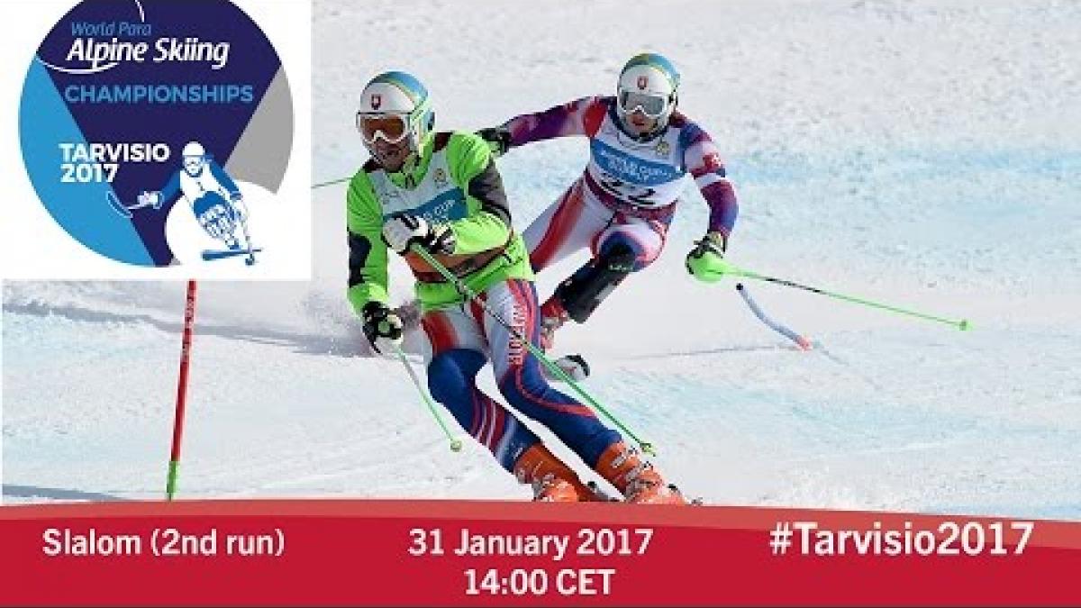 Slalom 2nd run | 2017 World Para Alpine Skiing Championships, Tarvisio