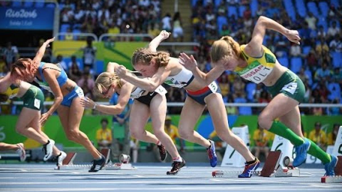 Athletics | Women's 100m - T35 Final | Rio 2016 Paralympic Games